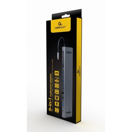 Hub USB-C HDMI GbE 3xUSB 3.1 2xUSB 2.0 2xUSB-C USB-C PD Card VGA Hub USB-C HDMI GbE 3xUSB 3.1 2xUSB 2.0 2xUSB-C USB-C PD Card VGA