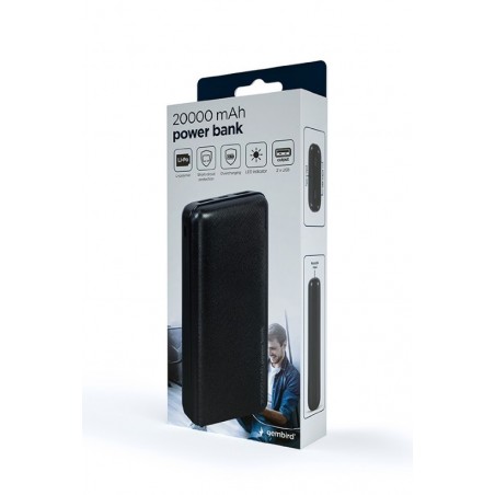 PowerBank 20 000 mAh czarny PowerBank 20 000 mAh czarny
