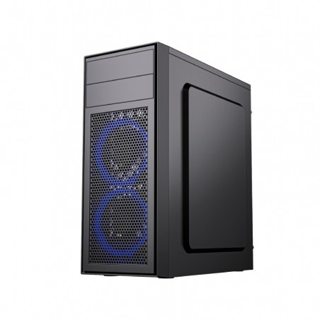 Obudowa Midi Tower Fornax M100B ATX niebiesie wentylatory Czarna Obudowa Midi Tower Fornax M100B ATX niebiesie wentylatory Czarna