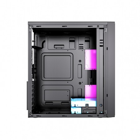 Obudowa Midi Tower Fornax M100B ATX niebiesie wentylatory Czarna Obudowa Midi Tower Fornax M100B ATX niebiesie wentylatory Czarna