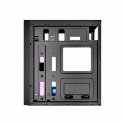Obudowa Midi Tower Fornax M100B ATX niebiesie wentylatory Czarna Obudowa Midi Tower Fornax M100B ATX niebiesie wentylatory Czarna