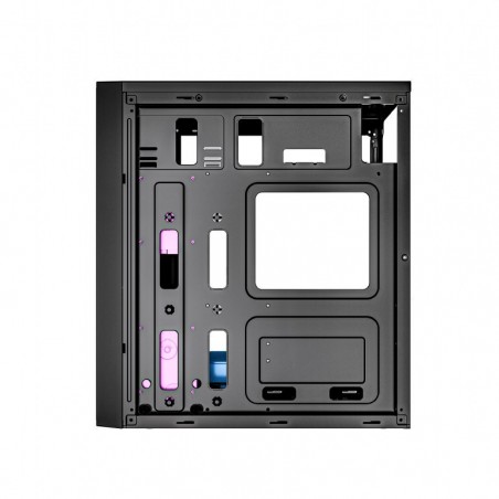 Obudowa Midi Tower Fornax M100B ATX niebiesie wentylatory Czarna Obudowa Midi Tower Fornax M100B ATX niebiesie wentylatory Czarna