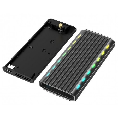 Obudowa dysku M.2 NVME Aluminiowa LED USB 3.1 Obudowa dysku M.2 NVME Aluminiowa LED USB 3.1