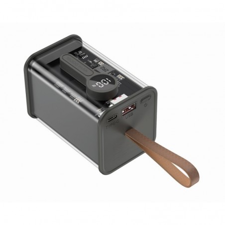 PowerBank Transparentny 18000mAh QC3.0 Czarny PowerBank Transparentny 18000mAh QC3.0 Czarny