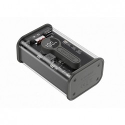 PowerBank Transparentny 9000 mAh QC3.0 Czarny PowerBank Transparentny 9000 mAh QC3.0 Czarny