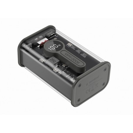 PowerBank Transparentny 9000 mAh QC3.0 Czarny PowerBank Transparentny 9000 mAh QC3.0 Czarny