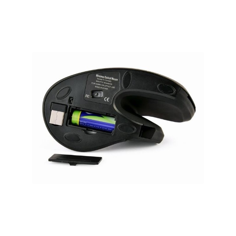 Mysz ergonomiczna 6 przycisków czarna  Mysz ergonomiczna 6 przycisków czarna