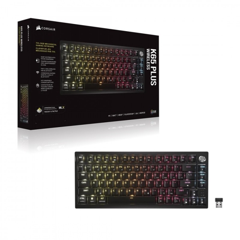 Klawiatura K65 Plus Tactile 75% RGB Mechanical Klawiatura K65 Plus Tactile 75% RGB Mechanical