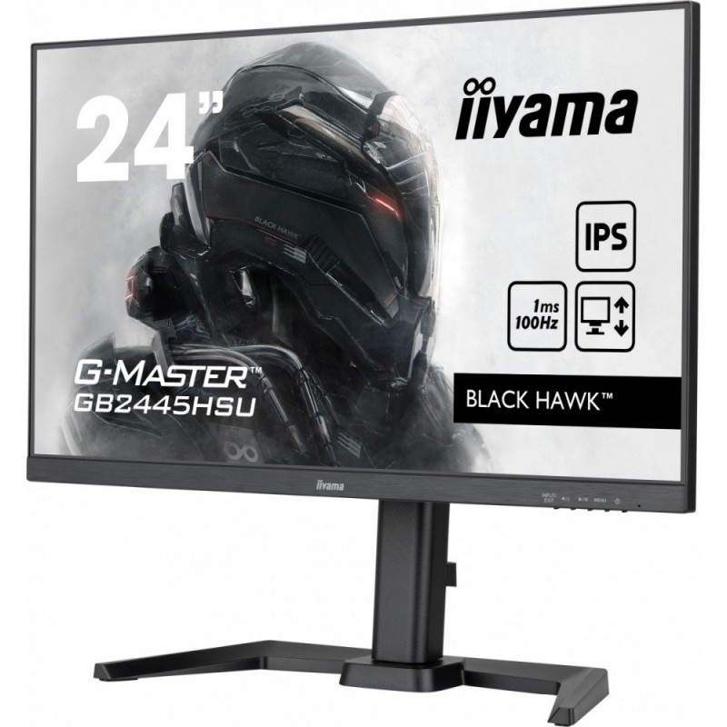 Monitor G-Master 23.8 cala GB2445HSU-B1 IPS,FHD,100Hz,1ms,2xUSB,HDMI,DP,2x2W, FreeSync,HAS(150mm) Monitor G-Master 23.8 cala GB2445HSU-B1 IPS,FHD,100Hz,1ms,2xUSB,HDMI,DP,2x2W, FreeSync,HAS(150mm)