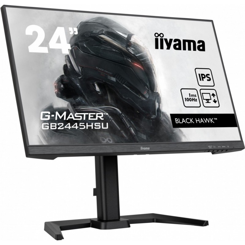 Monitor G-Master 23.8 cala GB2445HSU-B1 IPS,FHD,100Hz,1ms,2xUSB,HDMI,DP,2x2W, FreeSync,HAS(150mm) Monitor G-Master 23.8 cala GB2445HSU-B1 IPS,FHD,100Hz,1ms,2xUSB,HDMI,DP,2x2W, FreeSync,HAS(150mm)
