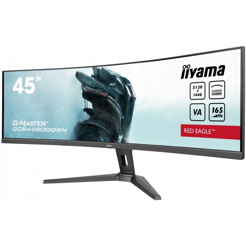 Monitor 45 cali G-Master GCB4580DQSN-B1, VA,DQHD,165HZ,USB-C-DOCK,RJ45,32:9,  1500R,450cd/m2,3000:1,0.8ms,3xUSB,2xHDMI,1xDP,2x3W Monitor 45 cali G-Master GCB4580DQSN-B1, VA,DQHD,165HZ,USB-C-DOCK,RJ45,32:9,  1500R,450cd/m2,3000:1,0.8ms,3xUSB,2xHDMI,1xDP,2x3W