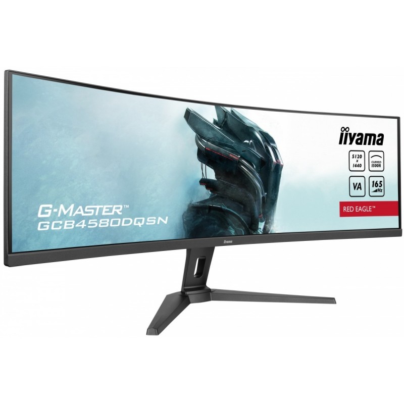 Monitor 45 cali G-Master GCB4580DQSN-B1, VA,DQHD,165HZ,USB-C-DOCK,RJ45,32:9,  1500R,450cd/m2,3000:1,0.8ms,3xUSB,2xHDMI,1xDP,2x3W Monitor 45 cali G-Master GCB4580DQSN-B1, VA,DQHD,165HZ,USB-C-DOCK,RJ45,32:9,  1500R,450cd/m2,3000:1,0.8ms,3xUSB,2xHDMI,1xDP,2x3W