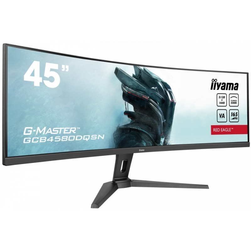 Monitor 45 cali G-Master GCB4580DQSN-B1, VA,DQHD,165HZ,USB-C-DOCK,RJ45,32:9,  1500R,450cd/m2,3000:1,0.8ms,3xUSB,2xHDMI,1xDP,2x3W Monitor 45 cali G-Master GCB4580DQSN-B1, VA,DQHD,165HZ,USB-C-DOCK,RJ45,32:9,  1500R,450cd/m2,3000:1,0.8ms,3xUSB,2xHDMI,1xDP,2x3W