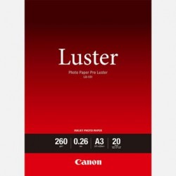 Canon LU-101 Photo Paper, LU-101, foto papier, połysk, 6211B007, biały, A3, 260 g/m2, 20 szt., atrament