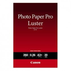 Canon Photo Paper Pro Luster, LU-101, foto papier, połysk, 6211B008, biały, A3+, 13x19", 260 g/m2, 20 szt., atrament