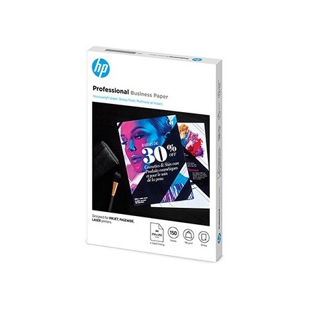 HP Professional Business paper, 3VK91A, dwustronny papier, połysk, biały, A4, 180 g/m2, 150 szt., ink, laser, pagewide HP Professional Business paper, 3VK91A, dwustronny papier, połysk, biały, A4, 180 g/m2, 150 szt., ink, laser, pagewide