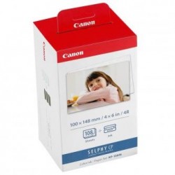 Canon Color Ink Paper Set, KP108IN, KP-108IN, foto papier, 3 opakowania KP36IN typ połysk, 3115B001, biały, CP100, 220, 300, 3 Canon Color Ink Paper Set, KP108IN, KP-108IN, foto papier, 3 opakowania KP36IN typ połysk, 3115B001, biały, CP100, 220, 300, 3