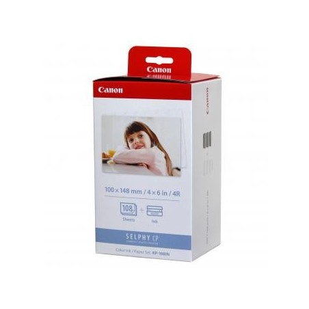 Canon Color Ink Paper Set, KP108IN, KP-108IN, foto papier, 3 opakowania KP36IN typ połysk, 3115B001, biały, CP100, 220, 300, 3 Canon Color Ink Paper Set, KP108IN, KP-108IN, foto papier, 3 opakowania KP36IN typ połysk, 3115B001, biały, CP100, 220, 300, 3