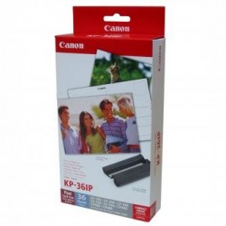 Canon Papier do drukarki termosub., KP-36IP, termosublimacyjny papier, z folią temrosublimacyjną typ 7737A001, biały, CP-220,