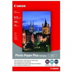 Canon Photo Paper Plus Semi-G, SG-201 S, foto papier, półpołysk, satynowy typ 1686B015, biały, 10x15cm, 4x6", 270 g/m2, 50 s