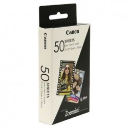Canon ZINK Photo Paper, ZINK, foto papier, bez marginesu typ połysk, Zero Ink typ 3215C002, biały, 5x7,6cm, 2x3", 50 szt., ter Canon ZINK Photo Paper, ZINK, foto papier, bez marginesu typ połysk, Zero Ink typ 3215C002, biały, 5x7,6cm, 2x3", 50 szt., ter