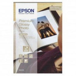 Epson Premium Glossy Photo Pa, C13S042153, foto papier, połysk, biały, Stylus Color, Photo, Pro, 10x15cm, 4x6", 255 g/m2, 40 s