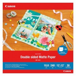 Canon Matte Photo Paper, MP-101D, foto papier, matowy, 4076C007, biały, 12x12cm, 240 g/m2, 30 szt., atrament