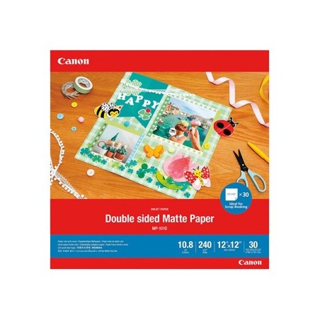Canon Matte Photo Paper, MP-101D, foto papier, matowy, 4076C007, biały, 12x12cm, 240 g/m2, 30 szt., atrament Canon Matte Photo Paper, MP-101D, foto papier, matowy, 4076C007, biały, 12x12cm, 240 g/m2, 30 szt., atrament