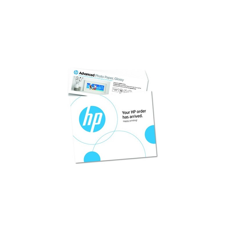 HP Advanced Photo Paper, 49V51A, foto papier, połysk, biały, 10,1x30,5cm, 4x12", 250 g/m2, 10 szt., atrament