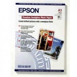 Epson Premium Semigloss Photo, C13S041334, foto papier, półpołysk, biały, Stylus Photo 1290, 2100, A3, 251 g/m2, 20 szt., at