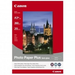 Canon Photo Paper Plus Semi-G, SG-201 A3+, foto papier, półpołysk, satynowy typ 1686B032, biały, A3+, 13x19", 260 g/m2, 20 s