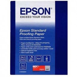 Epson Standard Proofing Paper, C13S045004, foto papier, półpołysk, biały, A3+, 205 g/m2, 10 szt., atrament