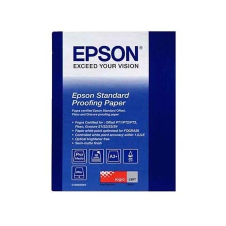 Epson Standard Proofing Paper, C13S045004, foto papier, półpołysk, biały, A3+, 205 g/m2, 10 szt., atrament Epson Standard Proofing Paper, C13S045004, foto papier, półpołysk, biały, A3+, 205 g/m2, 10 szt., atrament