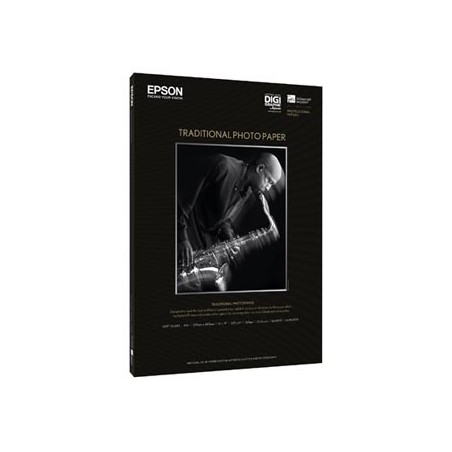 Epson Traditional Photo Paper, C13S045051, foto papier, satynowy, biały, A3+, 330 g/m2, 25 szt., atrament Epson Traditional Photo Paper, C13S045051, foto papier, satynowy, biały, A3+, 330 g/m2, 25 szt., atrament