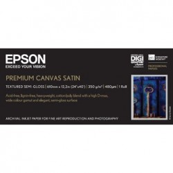 Epson 610/12.2/Paper Roll PremierArt Water Resistant Canvas Roll, wodoodporny, 24", C13S041847, 350 g/m2, papier, 610mmx12.2m, b