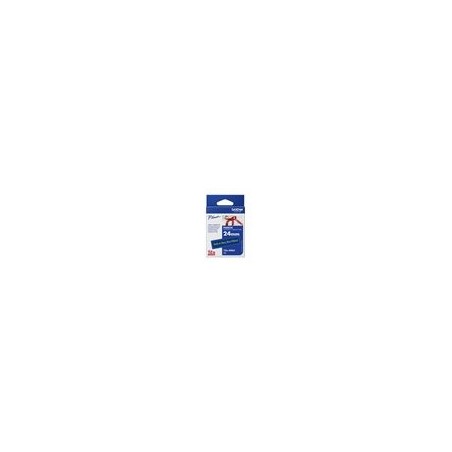 BROTHER P-Touch 24mm dark blue/gold ribbon tape BROTHER P-Touch 24mm dark blue/gold ribbon tape