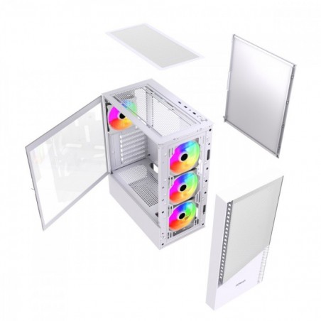 Obudowa Midi Tower Fornax 4300 ATX Biała Obudowa Midi Tower Fornax 4300 ATX Biała