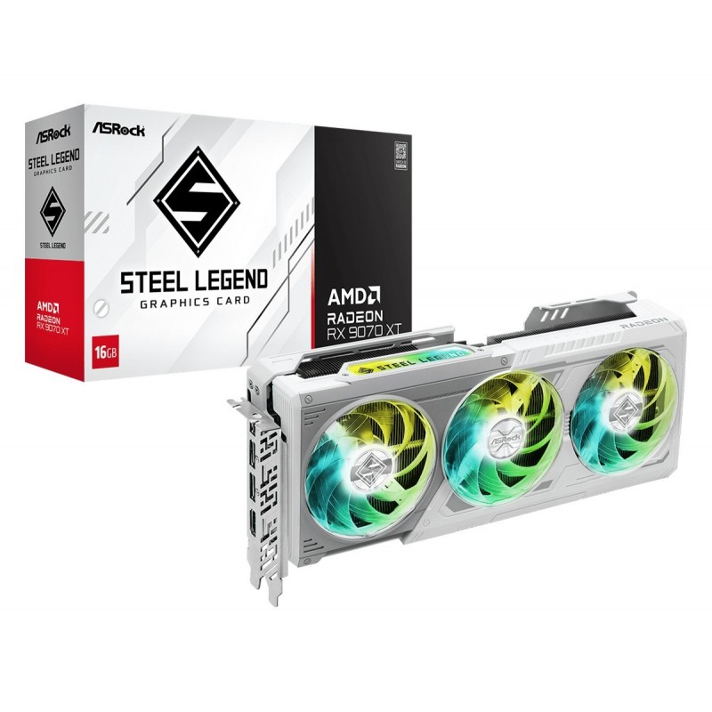 Karta graficzna Radeon RX 9070 XT Steel Legend 16GB