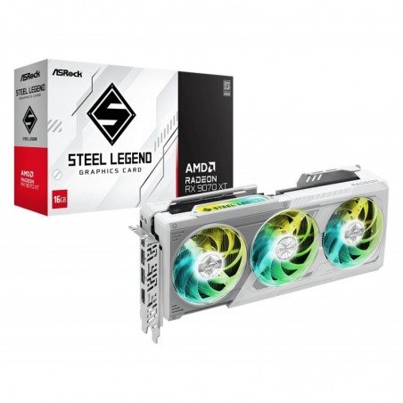 Karta graficzna Radeon RX 9070 XT Steel Legend 16GB Karta graficzna Radeon RX 9070 XT Steel Legend 16GB