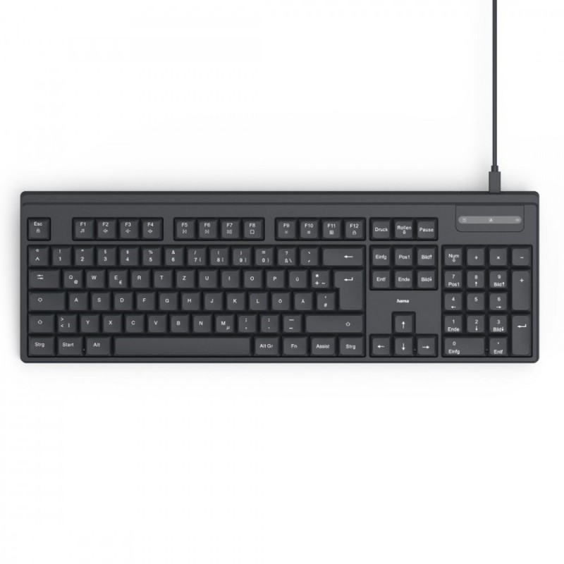 Klawiatura CK-100 przewodowa Czarna 