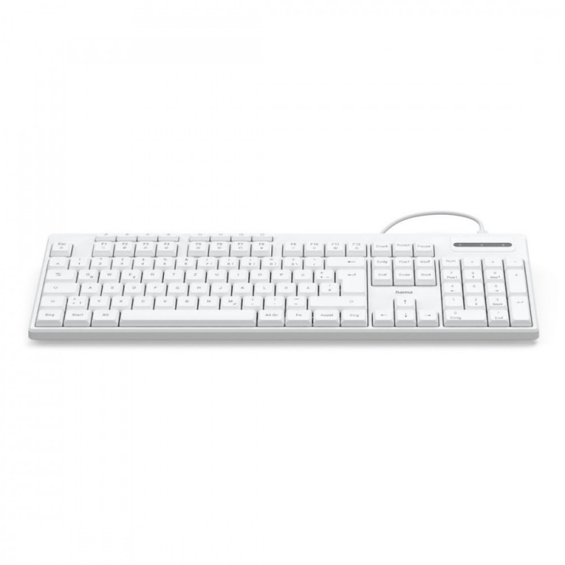 Klawiatura CK-200 przewodowa Biała 