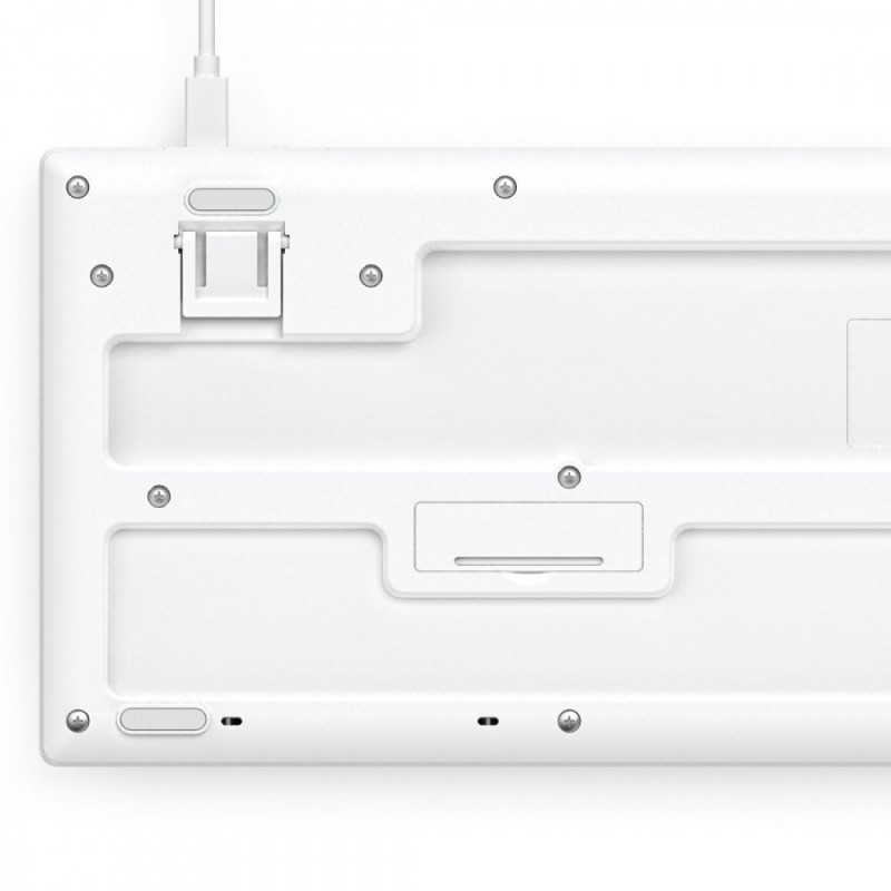 Klawiatura CK-200 przewodowa Biała 