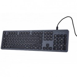 Klawiatura CK-400 przewodowa Czarno-szara 