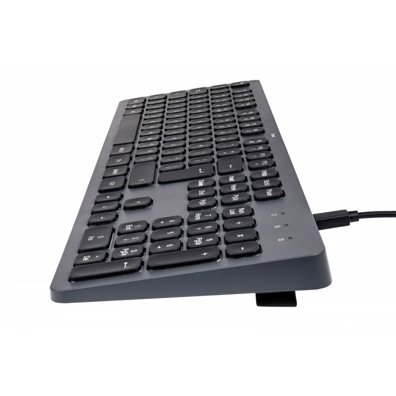 Klawiatura CK-400 przewodowa Czarno-szara 