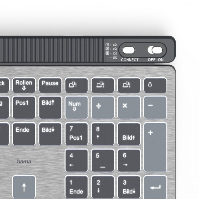 Klawiatura WK-750 multi device Czarna Klawiatura WK-750 multi device Czarna