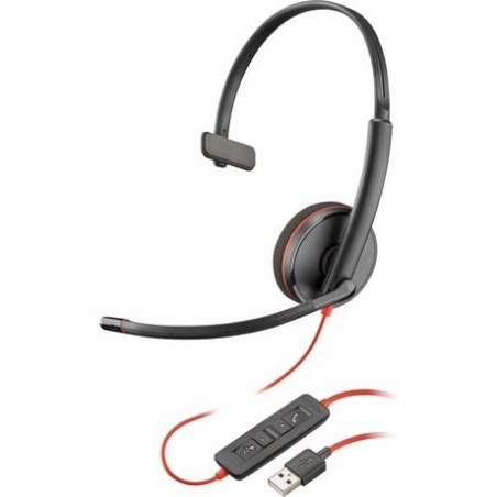 Zestaw słuchawkowy jednouszny Blackwire 3210 USB-A (opakowanie zbiorcze) 80S01A6 Zestaw słuchawkowy jednouszny Blackwire 3210 USB-A (opakowanie zbiorcze) 80S01A6