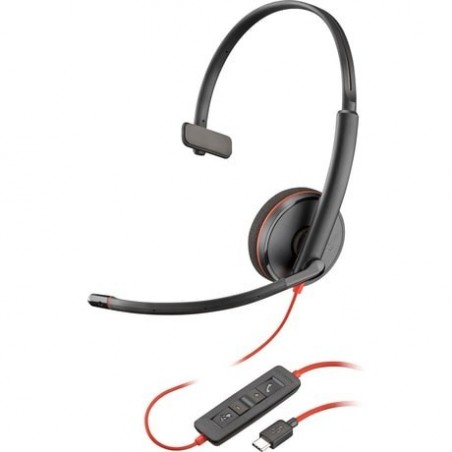 Zestaw słuchawkowy jednouszny USB-C Blackwire 3210 (opakowanie zbiorcze) 80S09A6 Zestaw słuchawkowy jednouszny USB-C Blackwire 3210 (opakowanie zbiorcze) 80S09A6