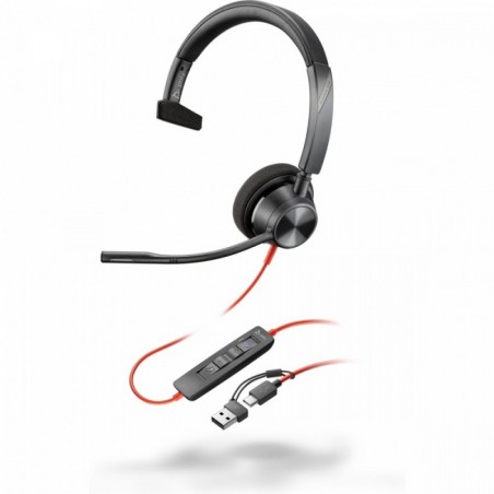 Zestaw słuchawkowy Blackwire 3310 -M HS +USB -C/A TAA 760Q7AA Zestaw słuchawkowy Blackwire 3310 -M HS +USB -C/A TAA 760Q7AA