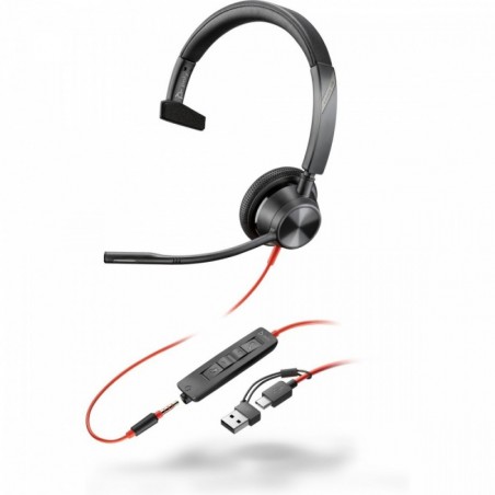 Zestaw słuchawkowy Blackwire 3315 USB-C HS + 3.5mmP +USB-C/A 8X217AA Zestaw słuchawkowy Blackwire 3315 USB-C HS + 3.5mmP +USB-C/A 8X217AA
