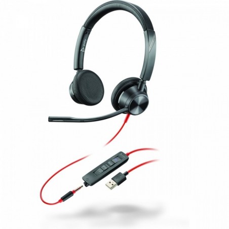 Zestaw słuchawkowy Blackwire 3325 -M USB-A 76J21AA Zestaw słuchawkowy Blackwire 3325 -M USB-A 76J21AA